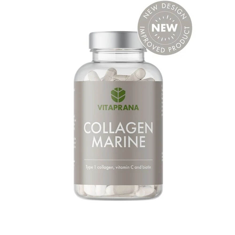 Vitaprana Collagen Marine, 100 caps ryhmässä Ravintolisät & Elintarvikkeet / Nivelten terveys / Kollageeni @ Tillskottsbolaget (VITAPRANA6732)