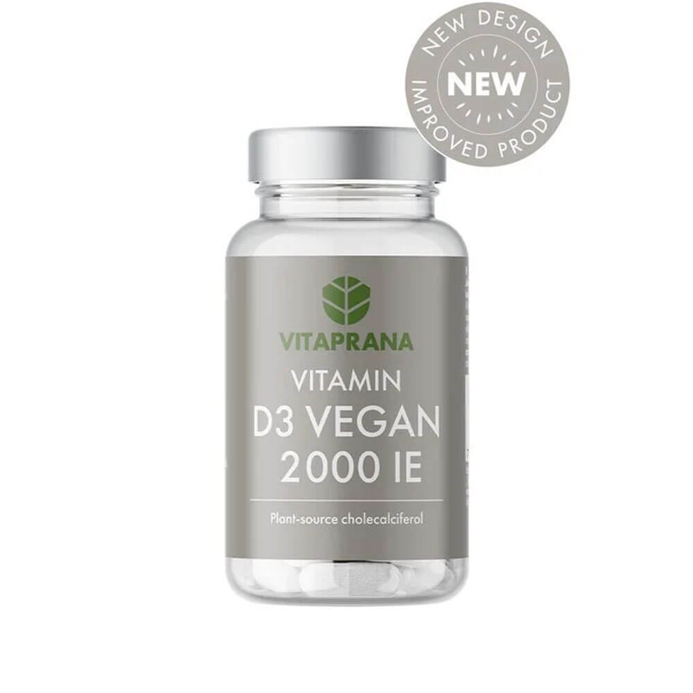 Vitaprana Vitamin D3 VEGAN 2000 IE, 110 caps ryhmässä Ravintolisät & Elintarvikkeet / Vitamiinit / D-vitamiini @ Tillskottsbolaget (VITAPRANA6734)