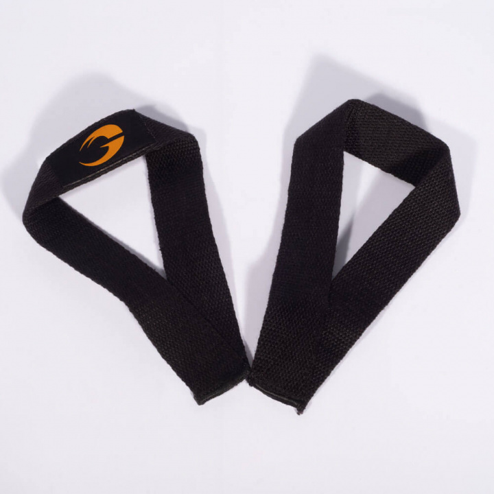 GASP Olympic Lifting Straps, Black ryhmässä Treenivälineet / Vetoremmit & Otteet @ Tillskottsbolaget (GASP5673)